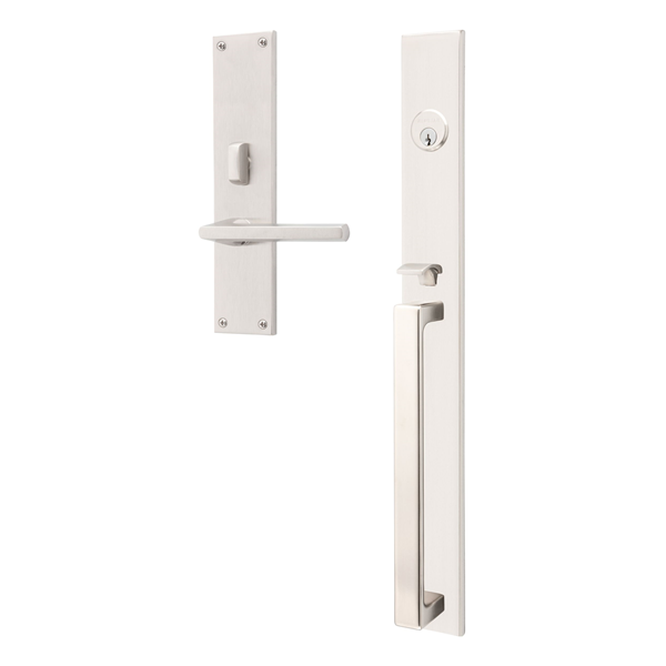 Baldwin - Estate Collection - Mortise Entry Handlesets - Minneapolis 20" 6977 Mortise Handleset (Trim ONLY)