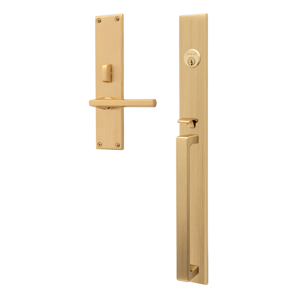Baldwin - Estate Collection - Mortise Entry Handlesets - Minneapolis 20" 6977 Mortise Handleset (Trim ONLY)