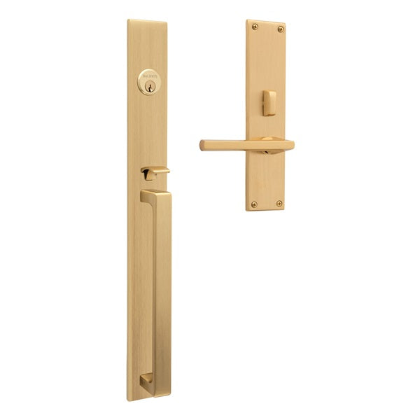 Baldwin - Estate Collection - Mortise Entry Handlesets - Minneapolis 20" 6977 Mortise Handleset (Trim ONLY)