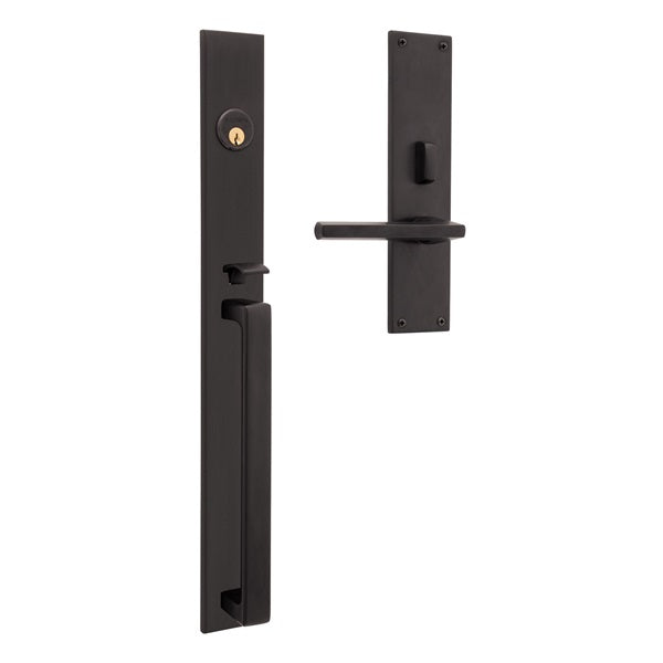 Baldwin - Estate Collection - Mortise Entry Handlesets - Minneapolis 20" 6977 Mortise Handleset (Trim ONLY)