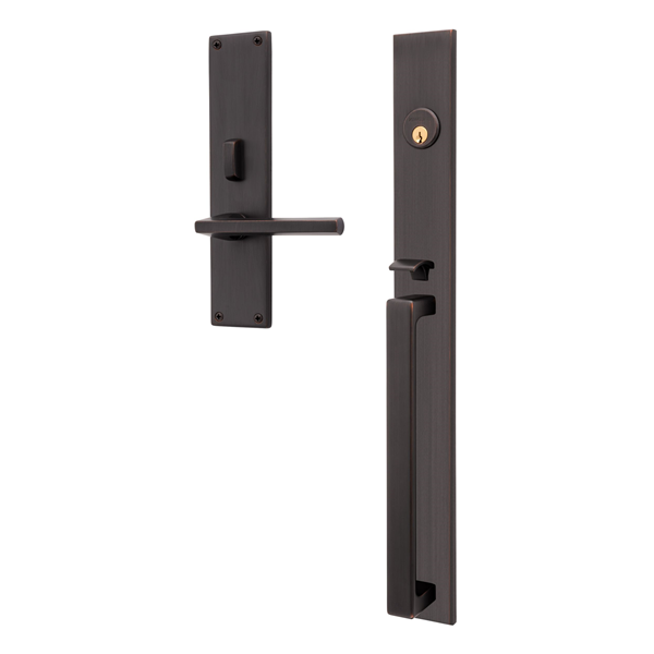 Baldwin - Estate Collection - Mortise Entry Handlesets - Minneapolis 20" 6977 Mortise Handleset (Trim ONLY)