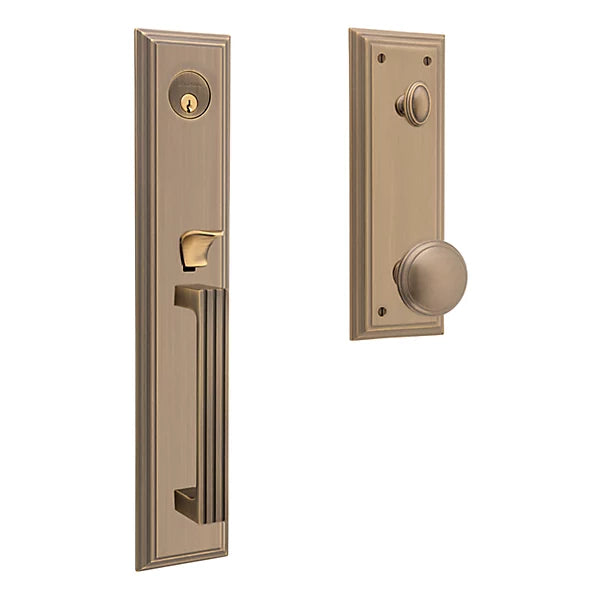 Baldwin - Estate Collection - Tubular Entry Handlesets - Tremont Full Escutcheon Emergency Egress Handleset w/ 5069 Knob