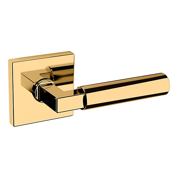Baldwin - Estate Collection - Knobs & Levers - L029 Gramercy Door Lever w/ R017 Rose (Pre-Configured)