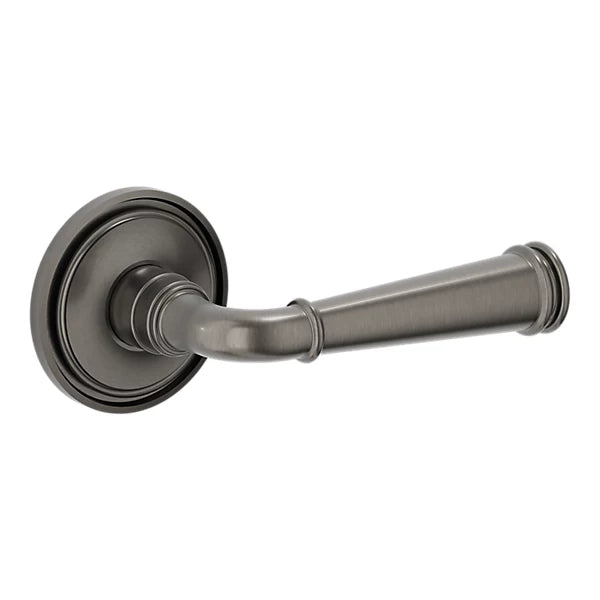 Baldwin - Estate Collection - Knobs & Levers - L033 Briarcrest Door Lever w/ 5070 Rose (Pre-Configured)