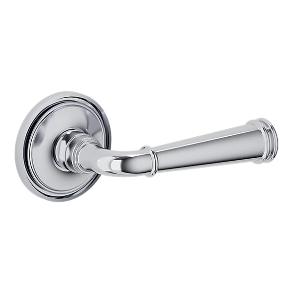 Baldwin - Estate Collection - Knobs & Levers - L033 Briarcrest Door Lever w/ 5070 Rose (Pre-Configured)