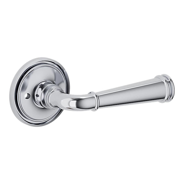 Baldwin - Estate Collection - Knobs & Levers - L033 Briarcrest Door Lever w/ 5070 Rose (Pre-Configured)