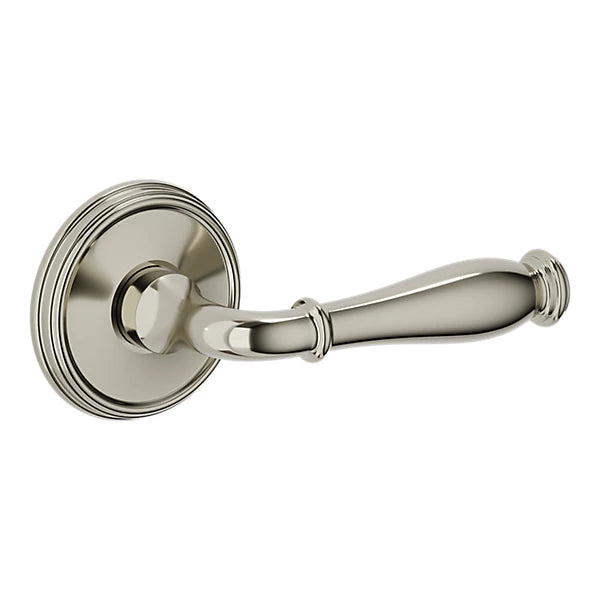 Baldwin - Estate Collection - Knobs & Levers - L034 Nashville Door Lever w/ 5078 Rose (Pre-Configured)