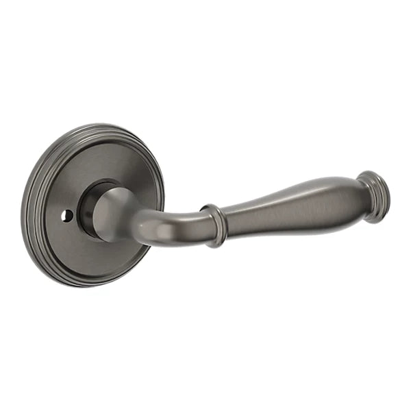 Baldwin - Estate Collection - Knobs & Levers - L034 Nashville Door Lever w/ 5078 Rose (Pre-Configured)