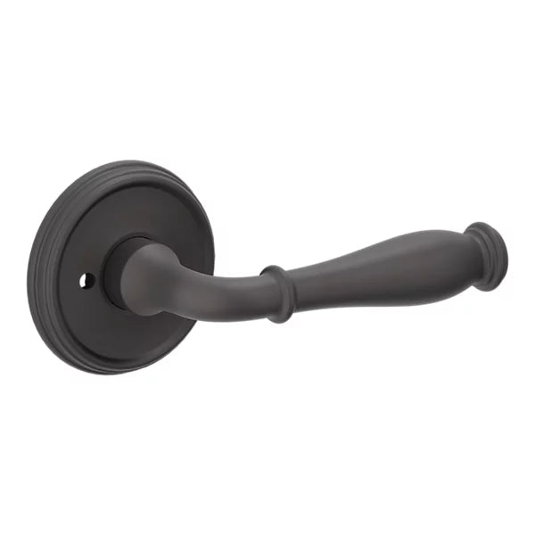 Baldwin - Estate Collection - Knobs & Levers - L034 Nashville Door Lever w/ 5078 Rose (Pre-Configured)