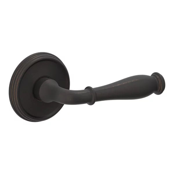 Baldwin - Estate Collection - Knobs & Levers - L034 Nashville Door Lever w/ 5078 Rose (Pre-Configured)