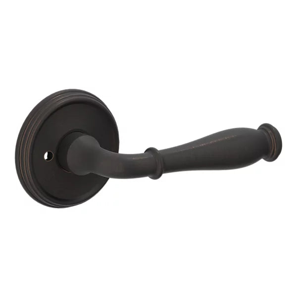 Baldwin - Estate Collection - Knobs & Levers - L034 Nashville Door Lever w/ 5078 Rose (Pre-Configured)