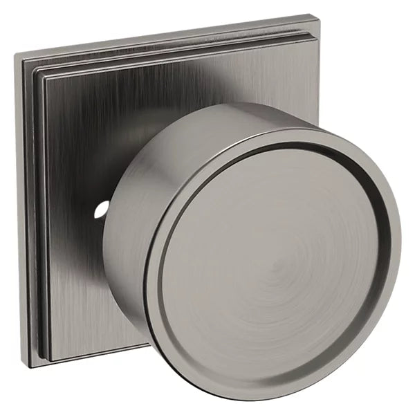 Baldwin - Estate Collection - Knobs & Levers - K008 (2-1/4") Door Knob w/ R050 Rose (Pre-Configured)