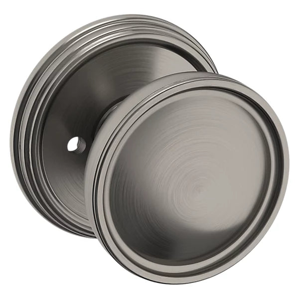 Baldwin - Estate Collection - Knobs & Levers - K012 Tulip Door Knob w/ 5078 Rose (Pre-Configured)