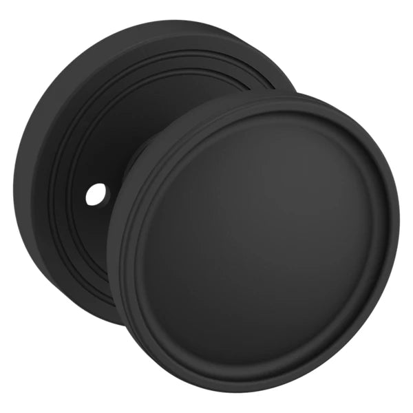 Baldwin - Estate Collection - Knobs & Levers - K012 Tulip Door Knob w/ 5078 Rose (Pre-Configured)