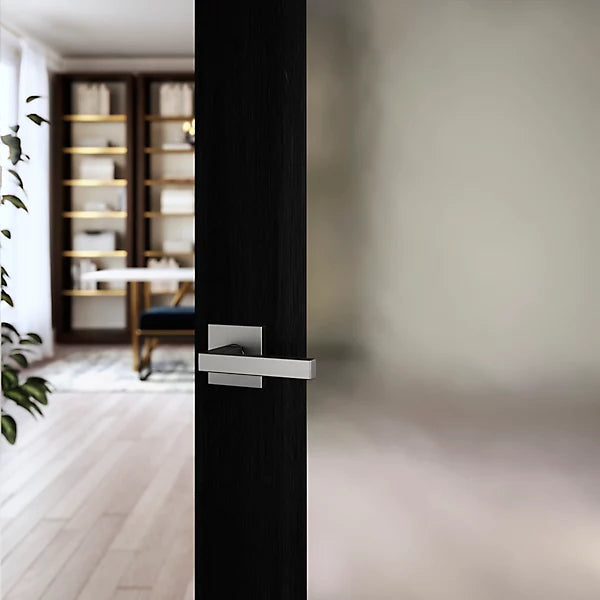 Baldwin - Estate Collection - Knobs & Levers - L023 Door Lever w/ R017 Rose (Pre-Configured)