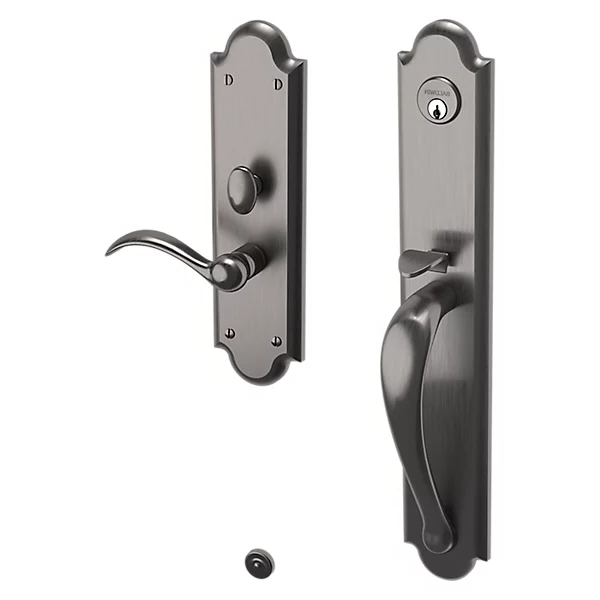Baldwin - Estate Collection - Mortise Entry Handlesets - Boulder Full Escutcheon M514 Mortise Handleset w/ Lever (Trim ONLY)
