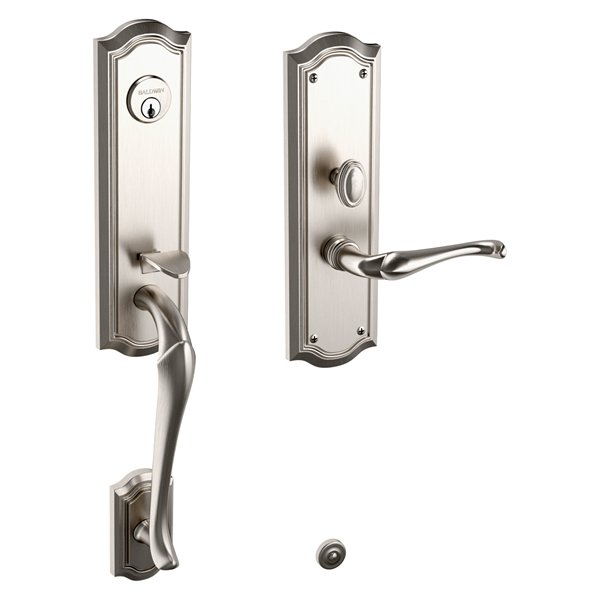 Baldwin - Estate Collection - Mortise Entry Handlesets - Bethpage 3/4 Escutcheon M522 Mortise Handleset w/ Lever (Trim ONLY)