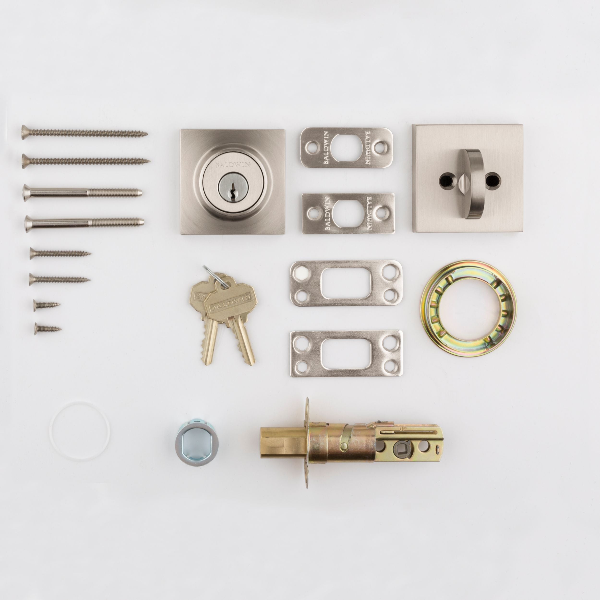 Baldwin - Reserve Collection - Deadbolts - Contemporary Square Deadbolt