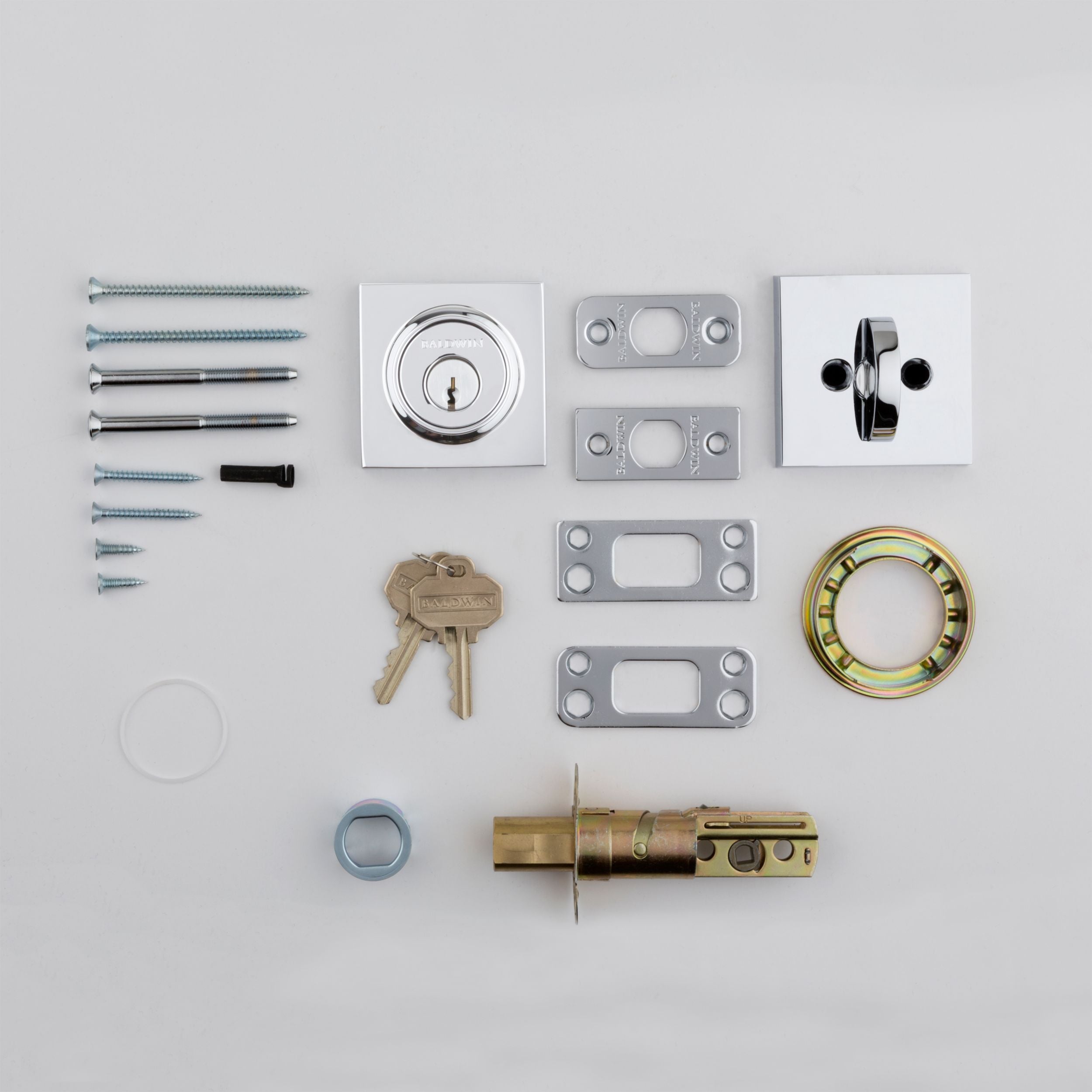 Baldwin - Reserve Collection - Deadbolts - Contemporary Square Deadbolt