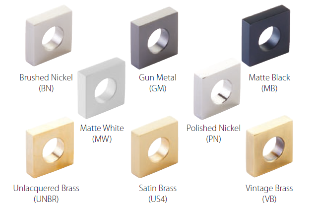 Schaub and Company - Cafe Collection - Modern Oval Slot Knobs