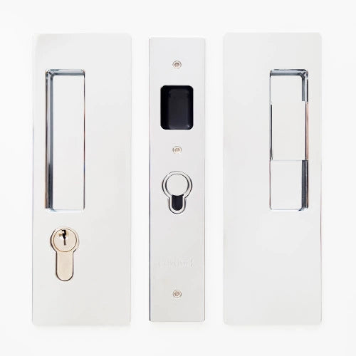 Cavity Sliders - CaviLock CL400 - Key Locking Magnetic Pocket Door Pull Handle