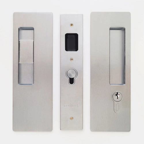 Cavity Sliders - CaviLock CL400 - Key Locking Magnetic Pocket Door Pull Handle