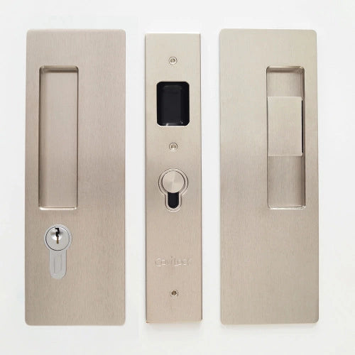 Cavity Sliders - CaviLock CL400 - Key Locking Magnetic Pocket Door Pull Handle