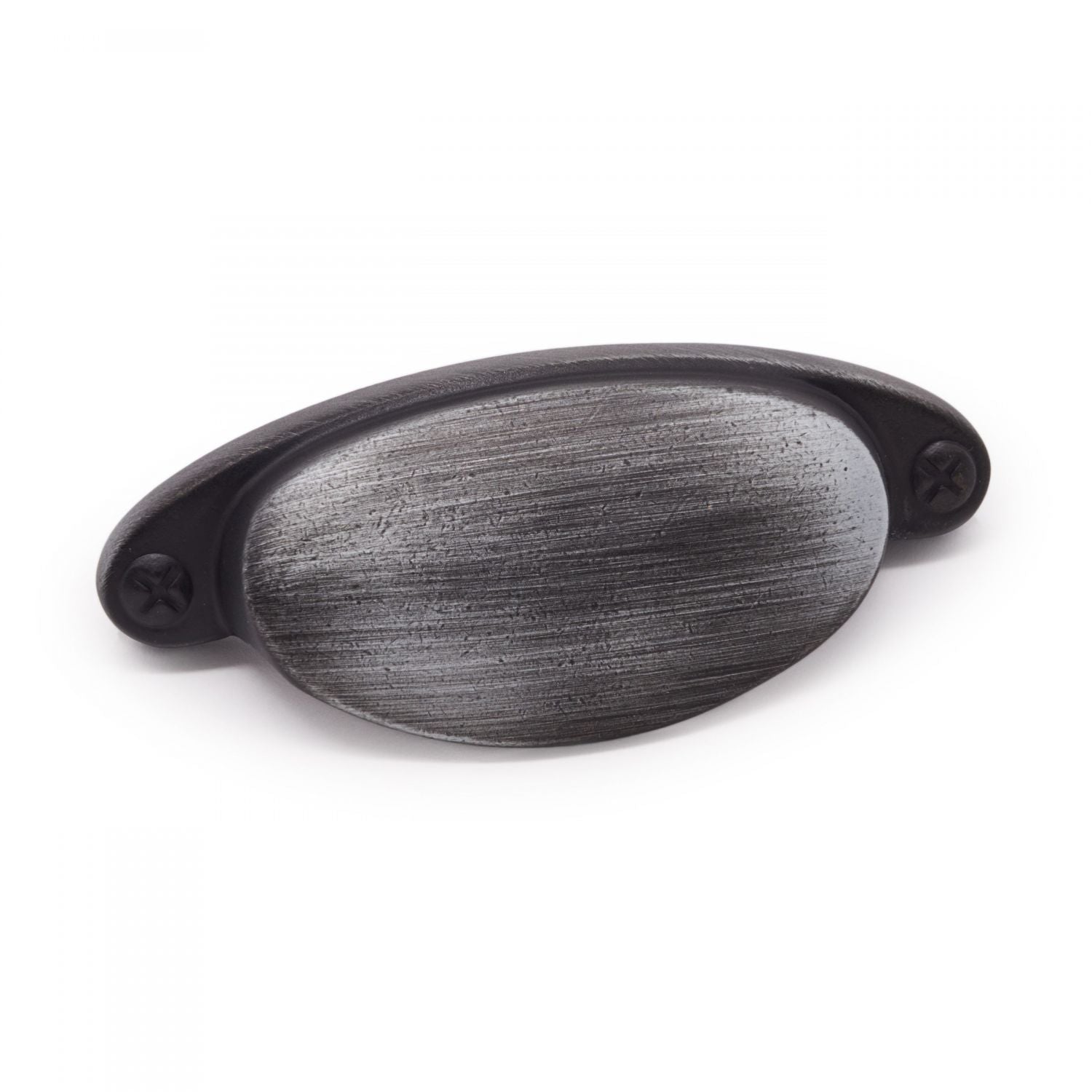 RK International - Miscellaneous Pulls - 3" Elliptical Cup Pull with Dummy Screws