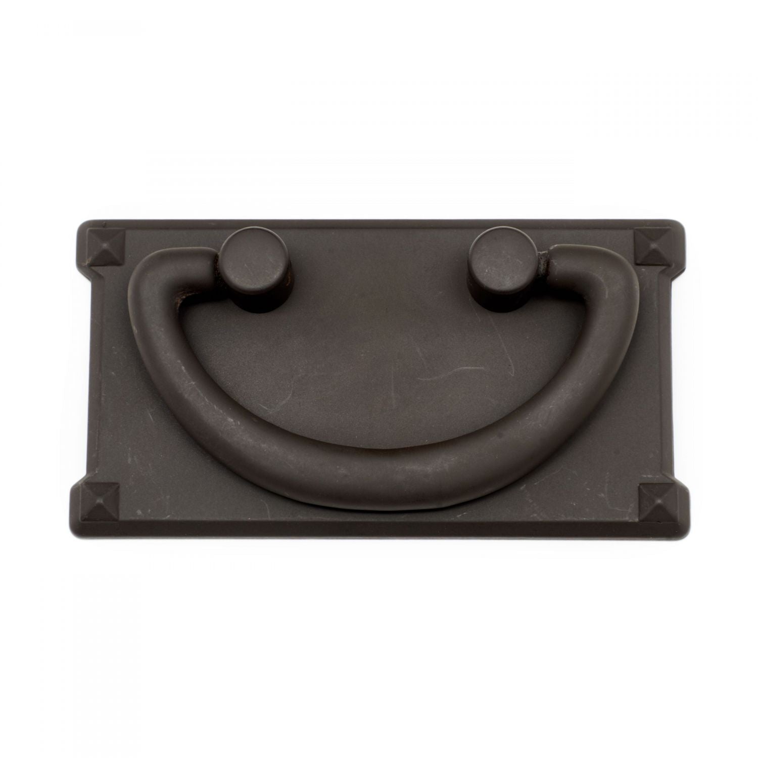 RK International - Bent Rectangle - 1-1/2" Rectangular Plated Bail Cabinet Pull