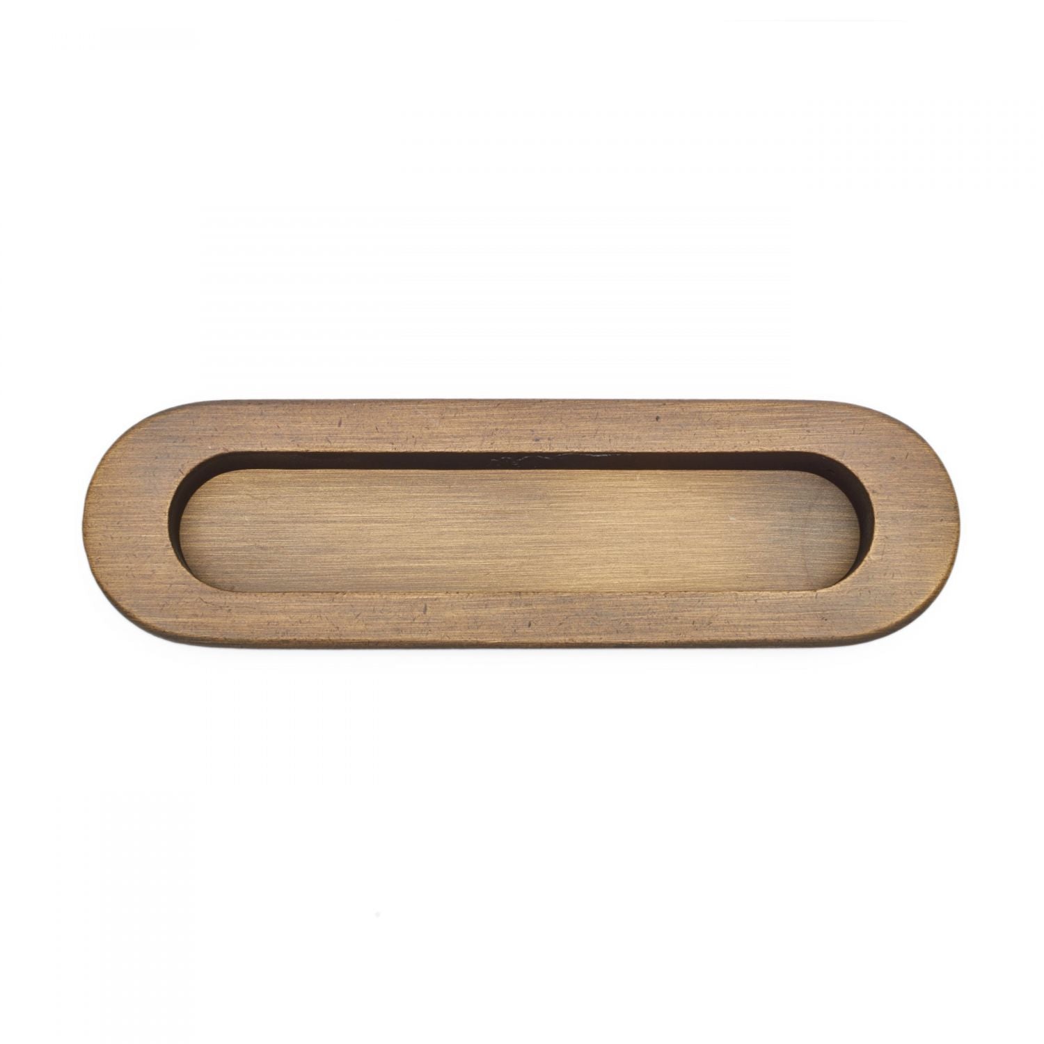 RK International - Miscellaneous Pulls - 5-1/2" Thick Oval Flush Pull