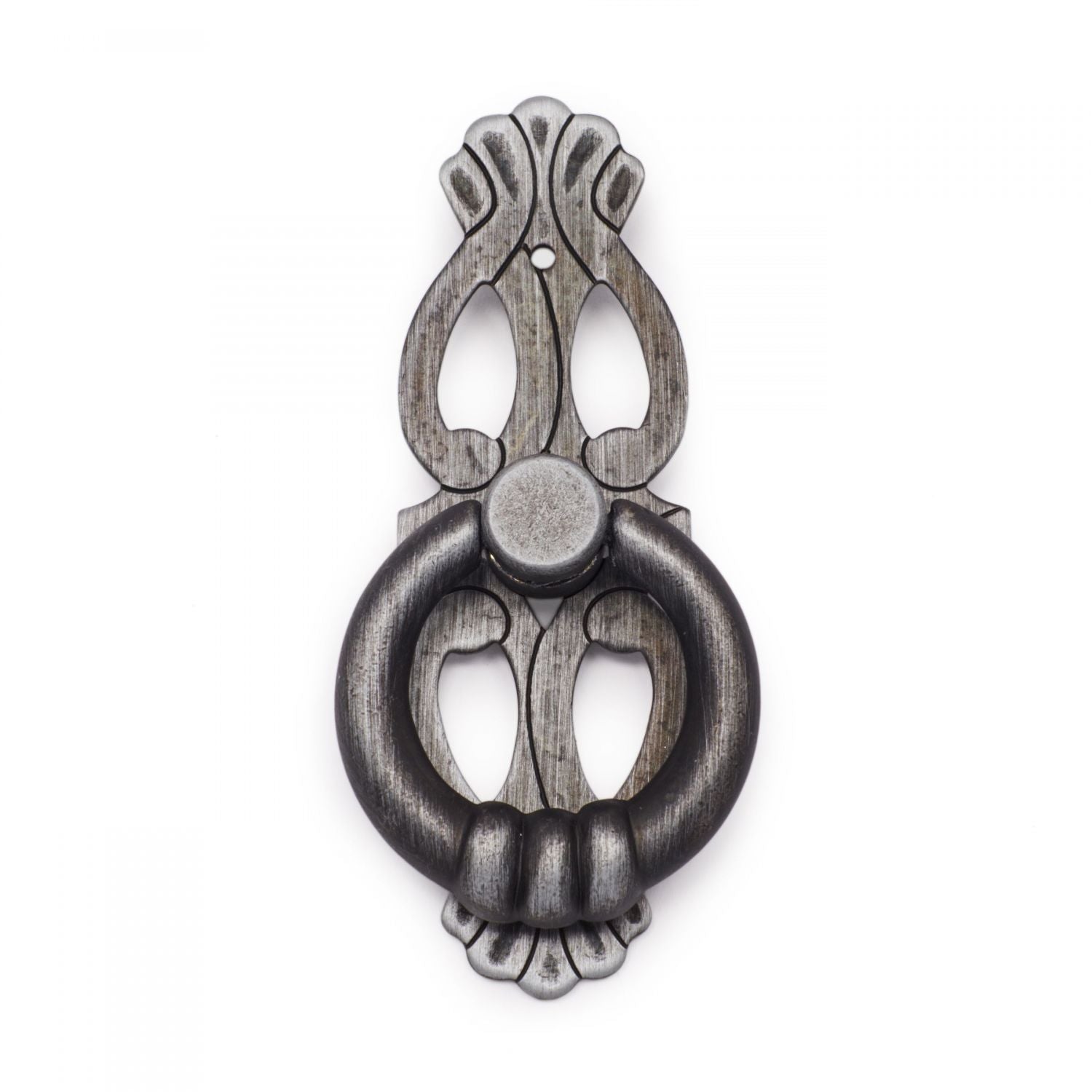 RK International - Miscellaneous Pulls - 1" Ring with Ornate Plate