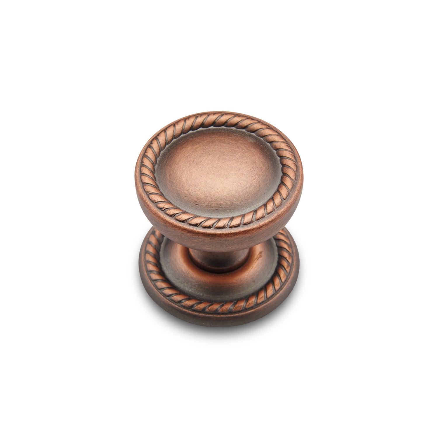 RK International - Rope - Flat Rope Cabinet Knob with Detachable Back Plate
