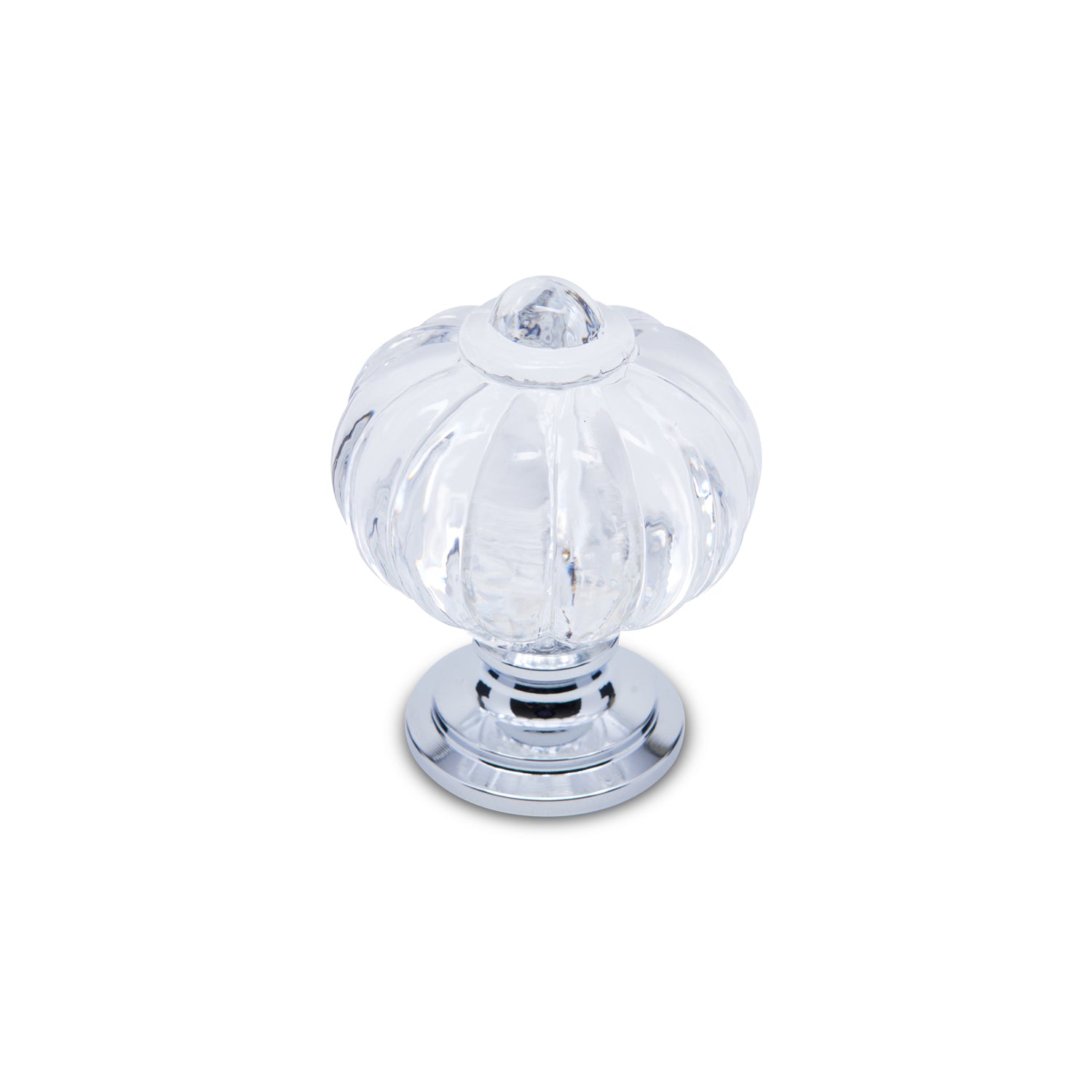 RK International - Acrylic Hammered - Acrylic Flower Cabinet Knob