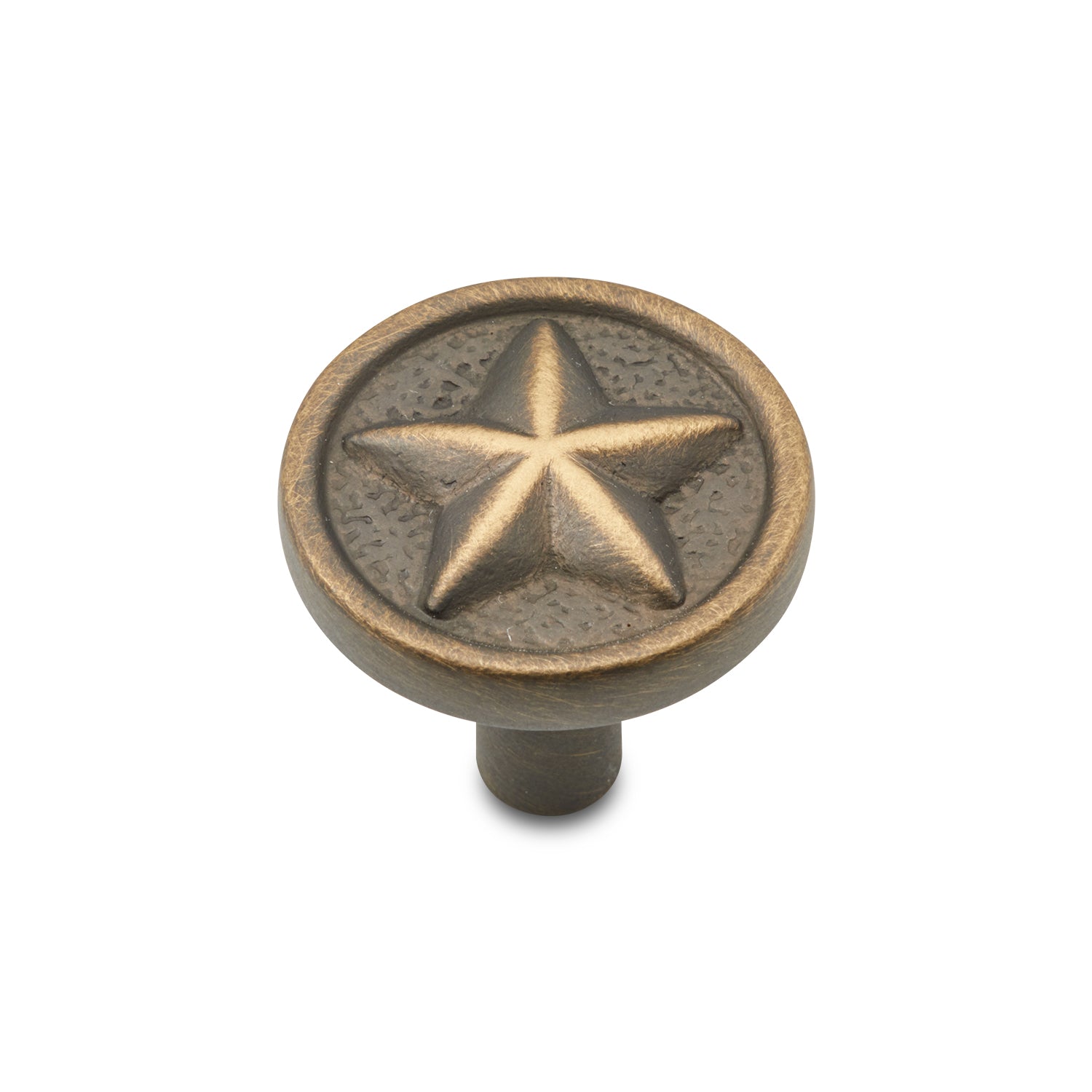RK International - Novelty - Rugged Texas Star Cabinet Knob
