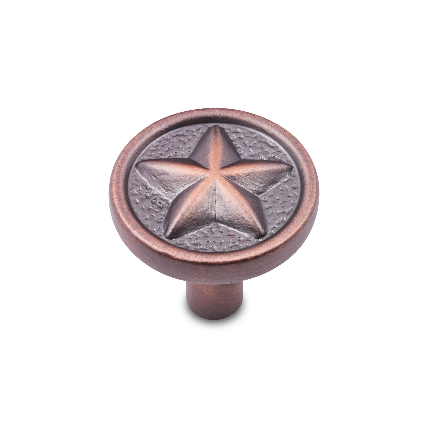 RK International - Novelty - Rugged Texas Star Cabinet Knob