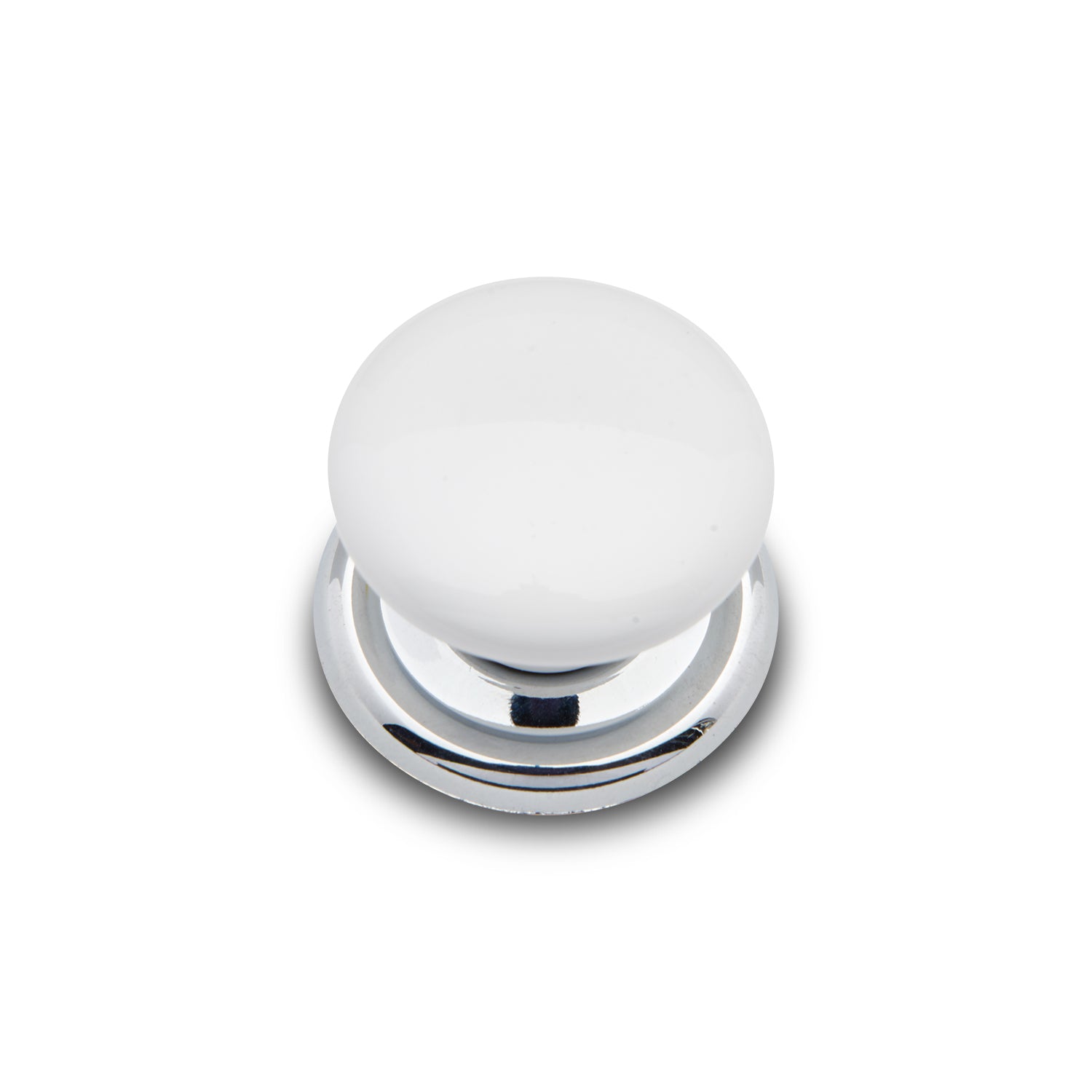 RK International - Porcelain - Flat Porcelain Cabinet Knob
