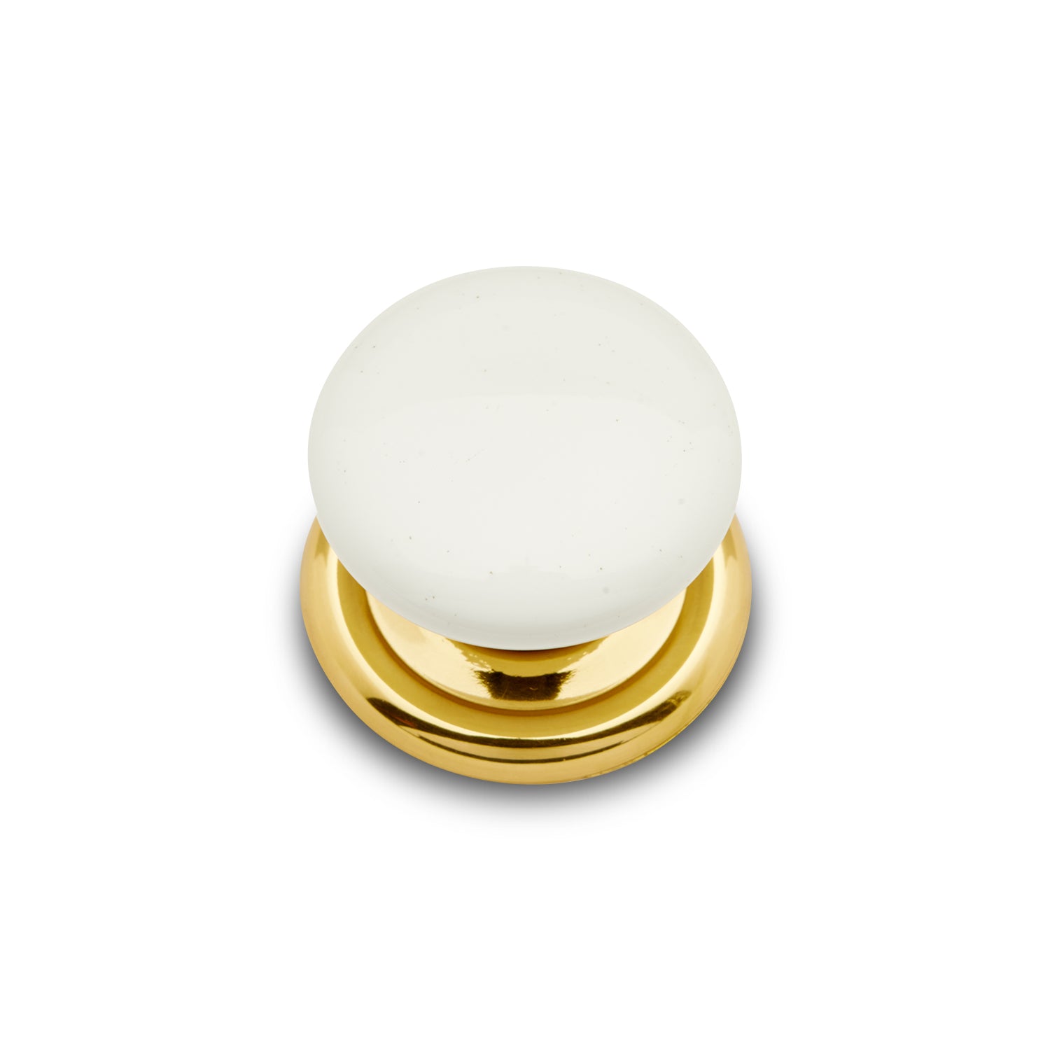 RK International - Porcelain - Flat Porcelain Cabinet Knob