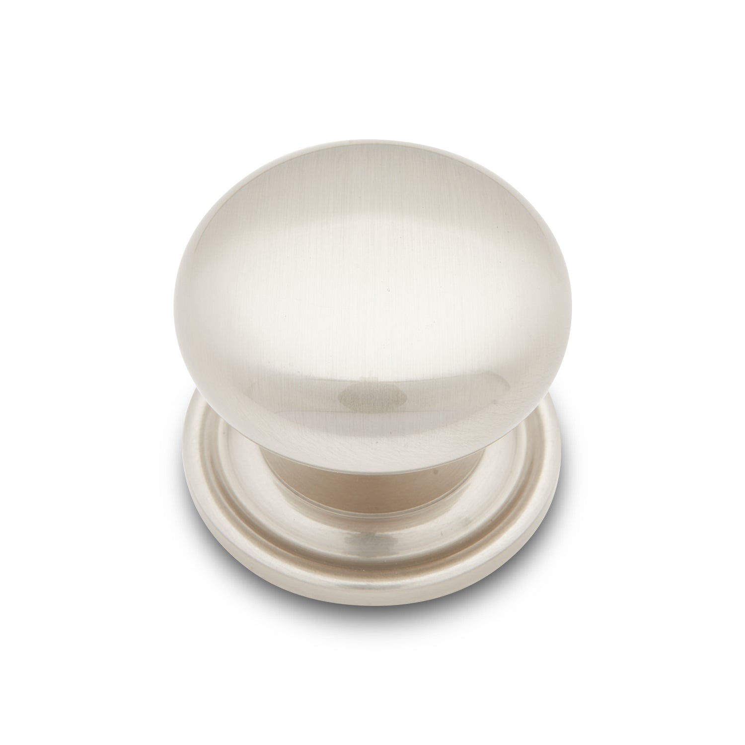 RK International - Miscellaneous Knobs - Solid Plain Cabinet Knob with Backplate