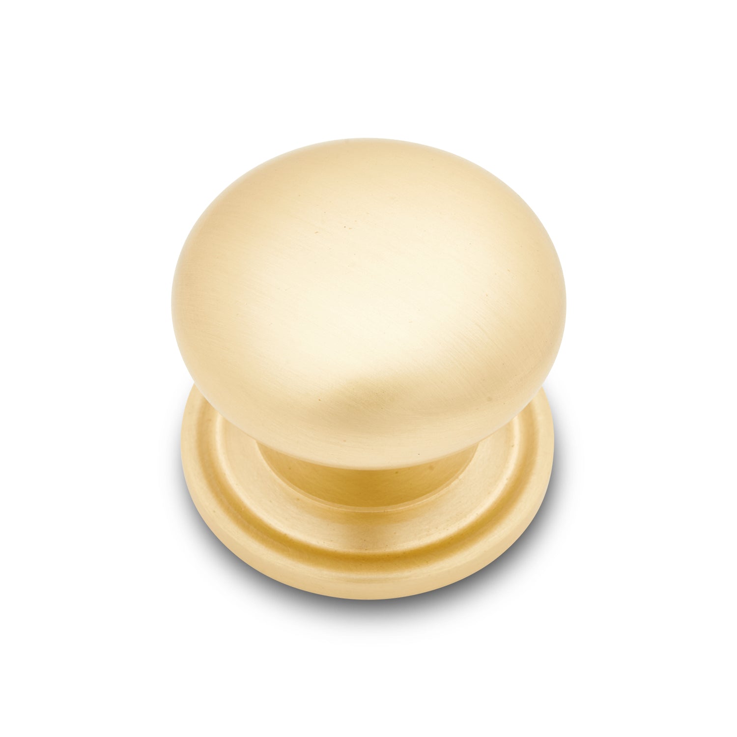 RK International - Miscellaneous Knobs - Solid Plain Cabinet Knob with Backplate