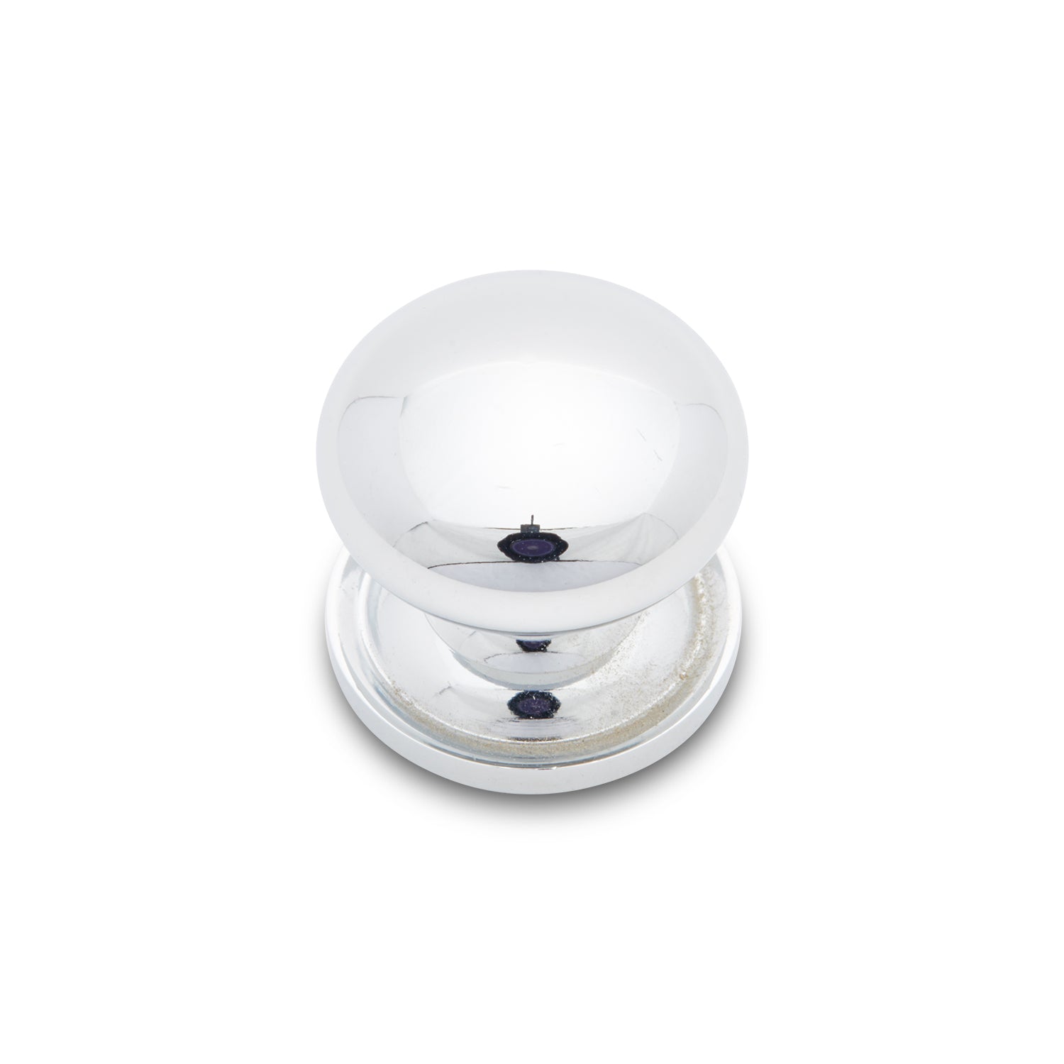 RK International - Miscellaneous Knobs - Solid Plain Cabinet Knob with Backplate