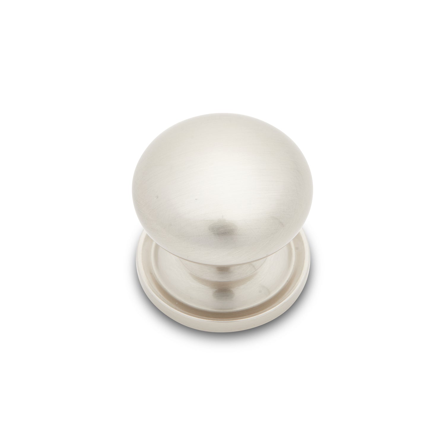 RK International - Miscellaneous Knobs - Solid Plain Cabinet Knob with Backplate