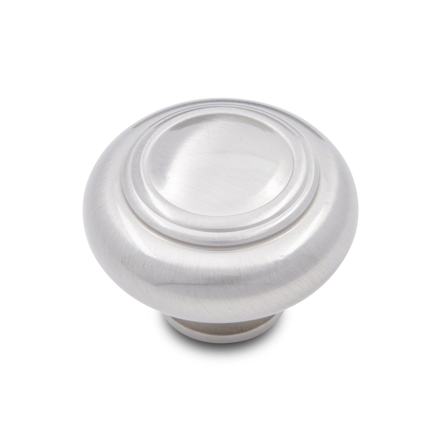 RK International - Decorative Ends - Double Ringed Cabinet Knob
