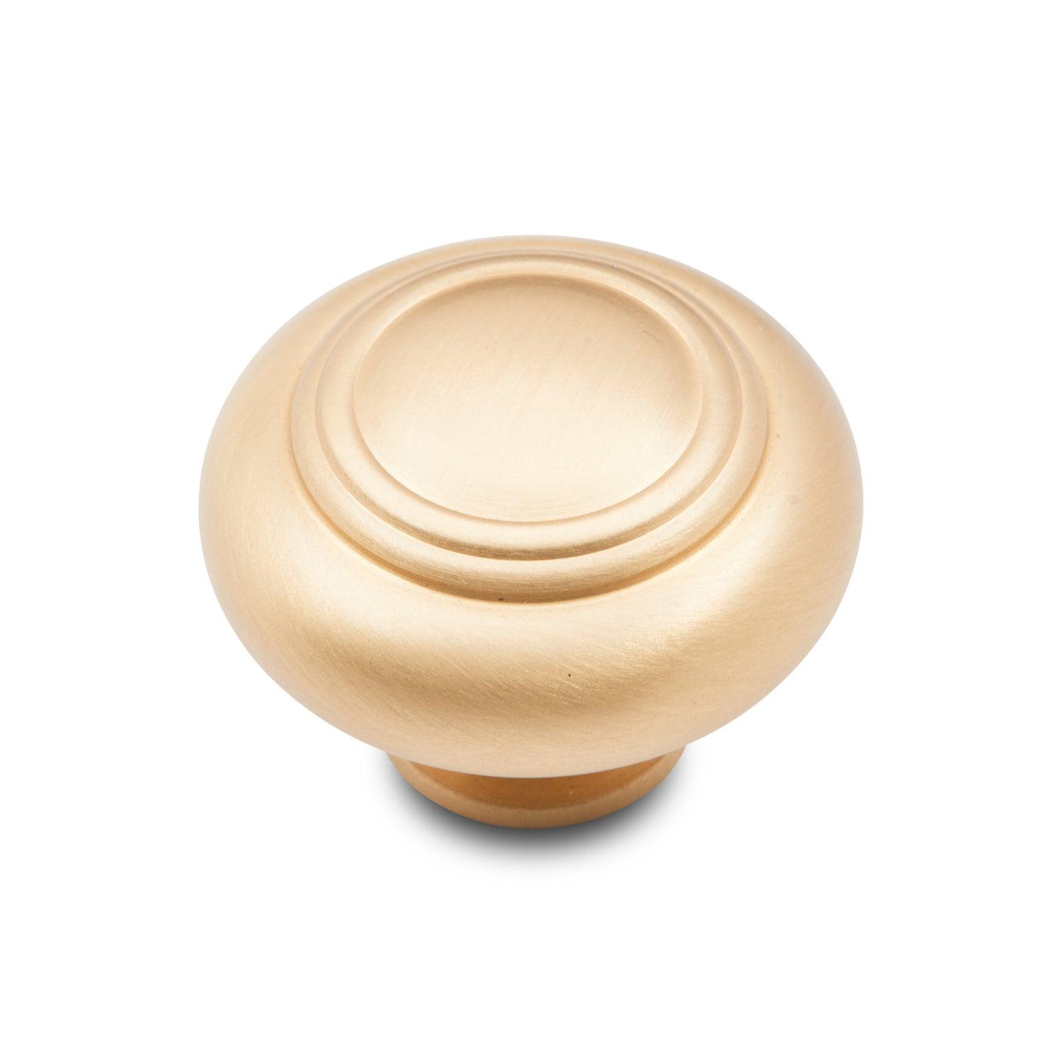 RK International - Decorative Ends - Double Ringed Cabinet Knob