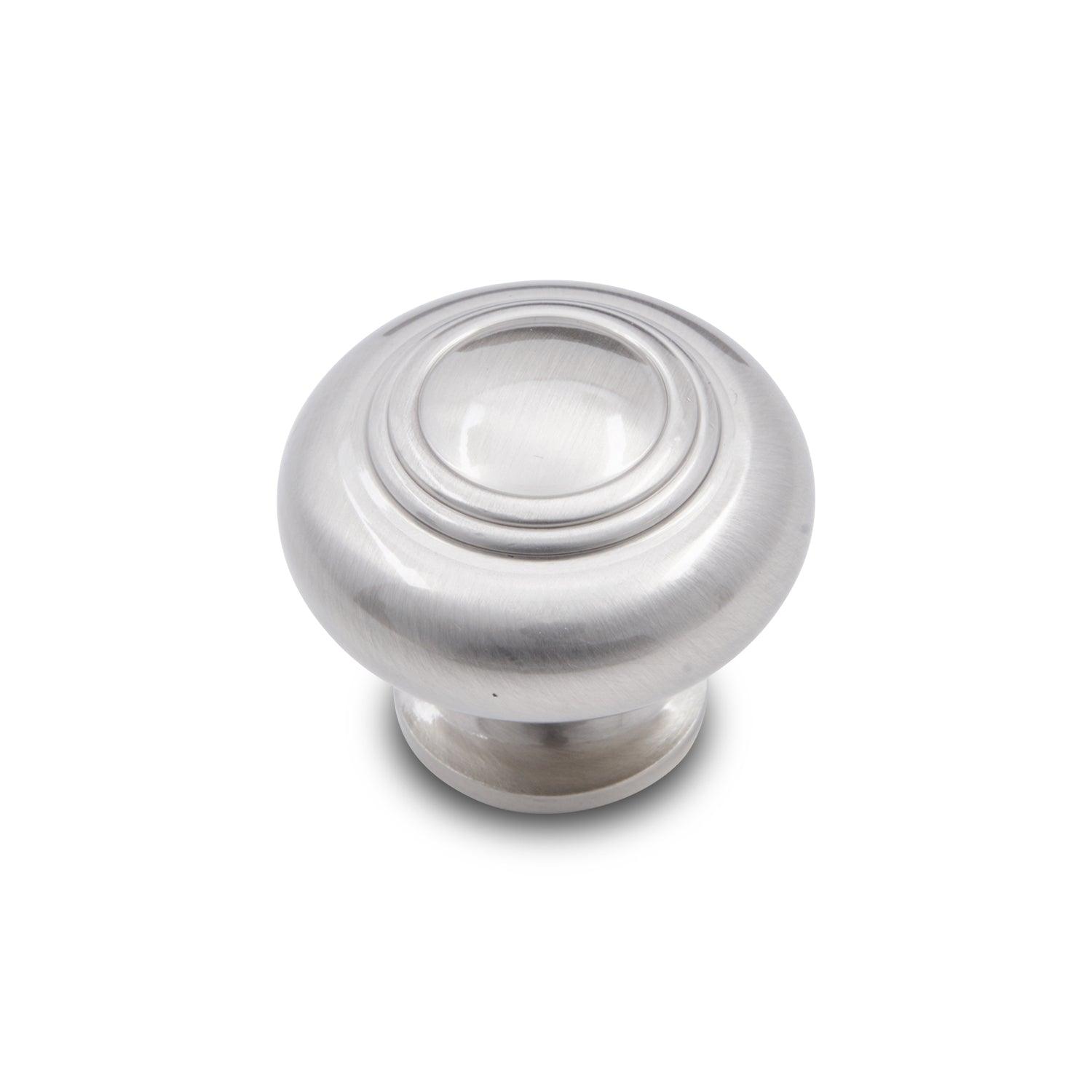 RK International - Decorative Ends - Double Ringed Cabinet Knob