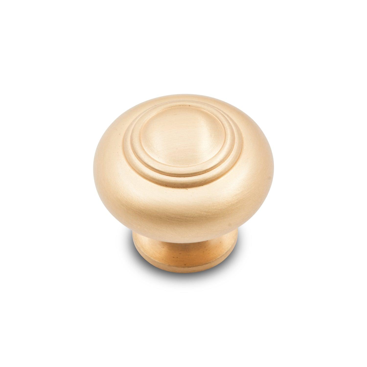 RK International - Decorative Ends - Double Ringed Cabinet Knob