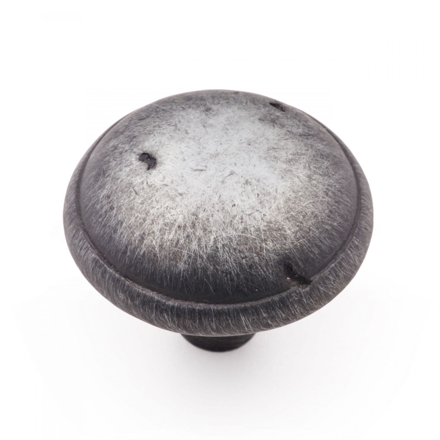 RK International - Distressed & Rustic - Mushroom Knob with Ring Edge