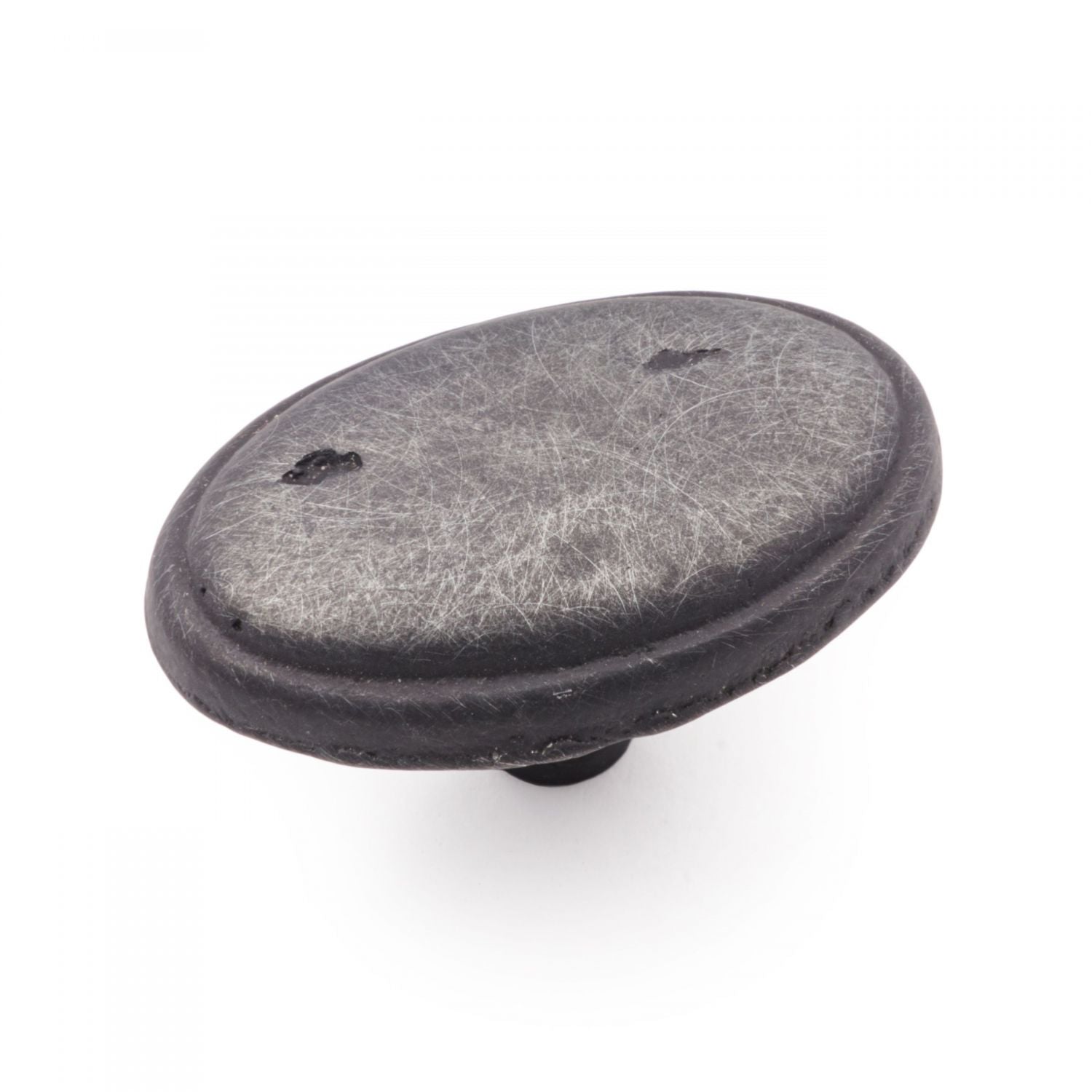 RK International - Distressed & Rustic - Oval Knob with Ring Edge