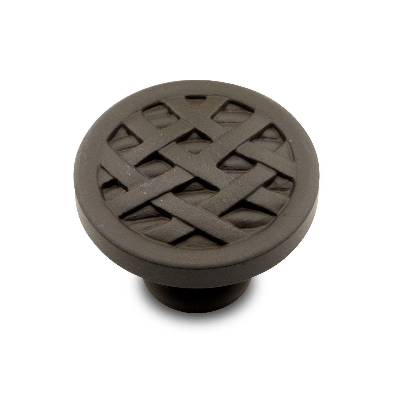 RK International - Miscellaneous Knobs - Cross-Hatched Cabinet Knob