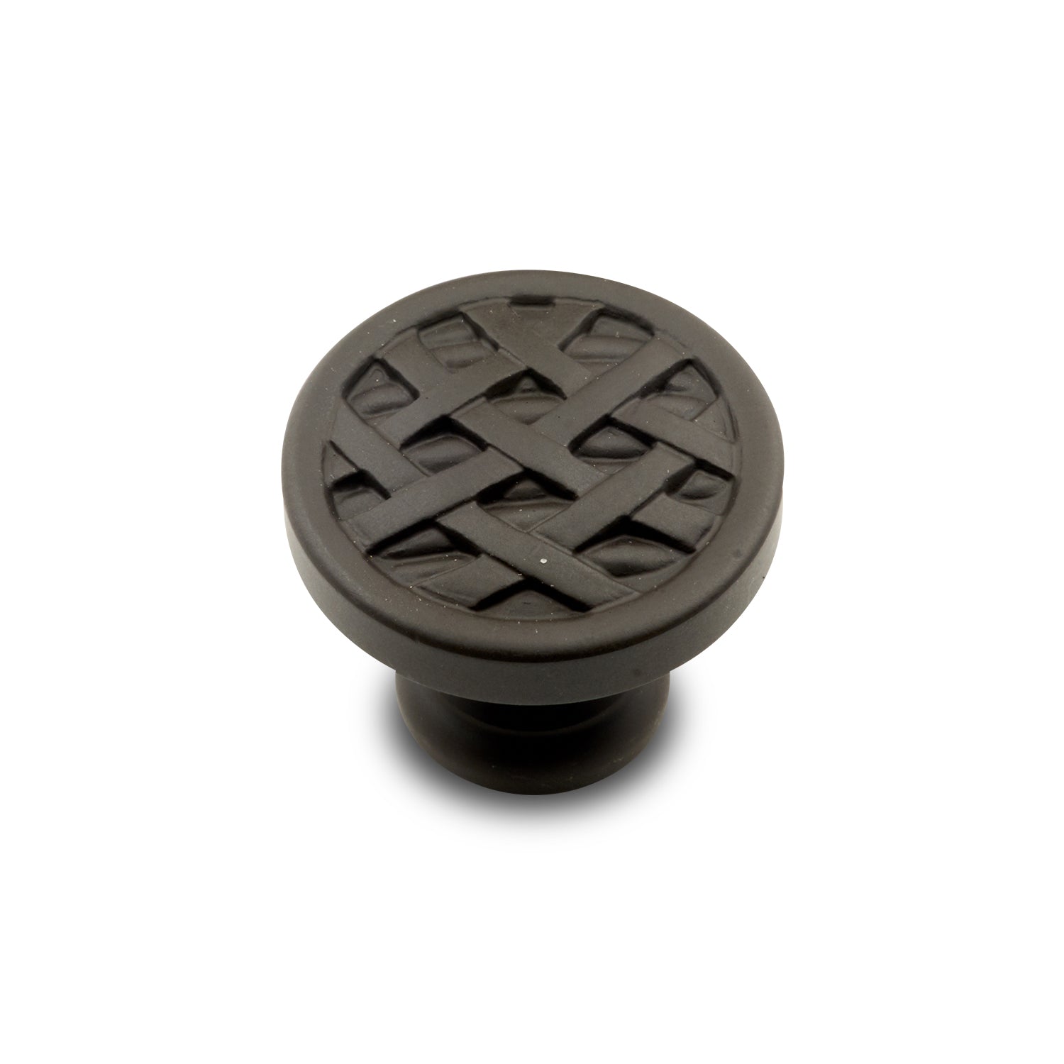 RK International - Miscellaneous Knobs - Cross-Hatched Cabinet Knob