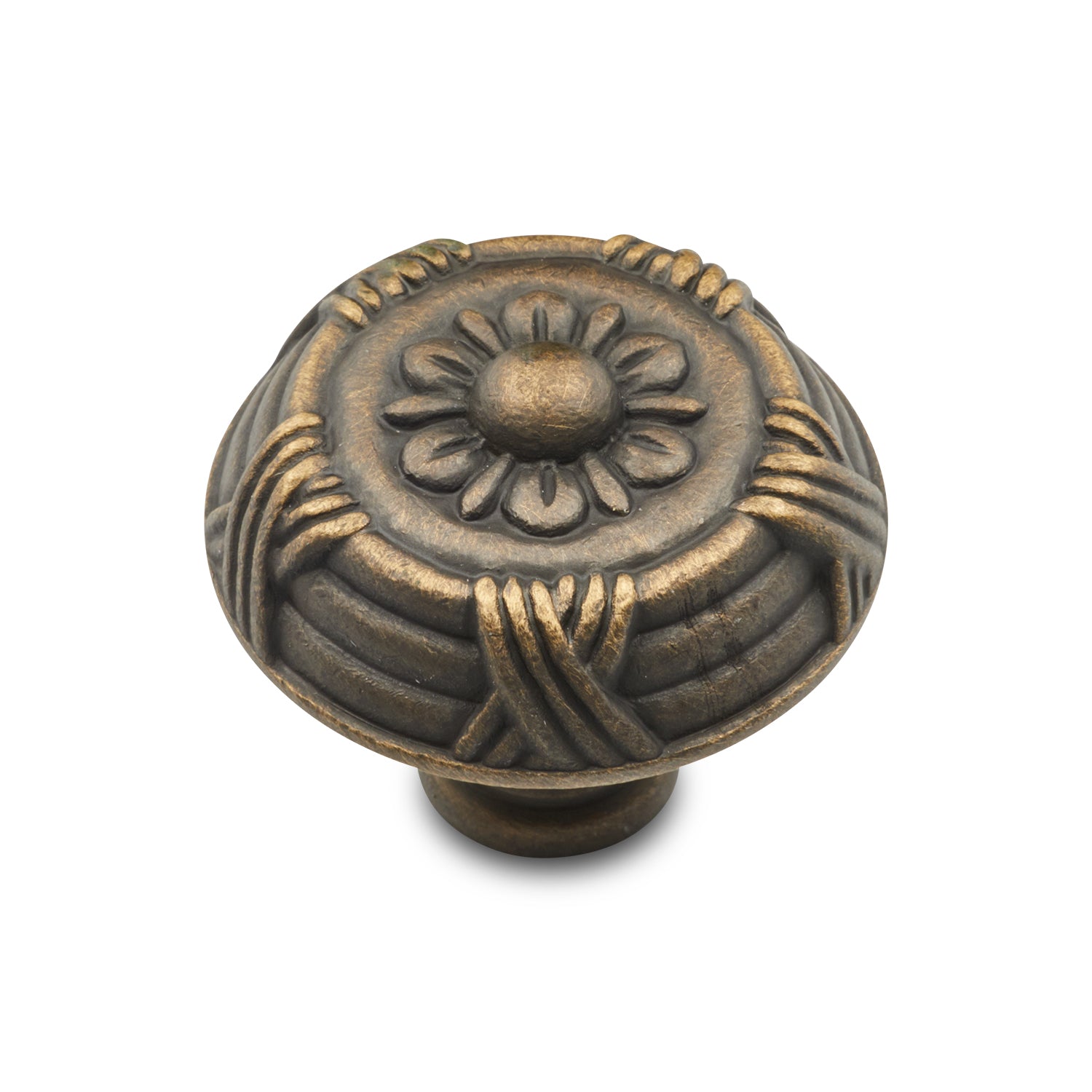 RK International - Lines & Crosses - Crosses and Petals Cabinet Knob